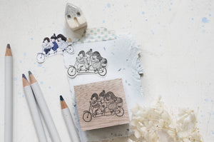 Black Milk Project BFF Series: Bicycle Rubber Stamp