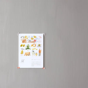 dodolulu 2024 Monthly Calendar (A4 Card)