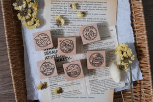 Let's Go Rubber Stamp (6 designs, sold separately)