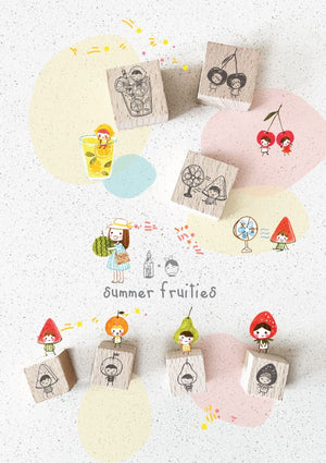 Black Milk Project Summer Fruities Rubber stamps (4 designs)