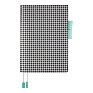 Hobonichi Techo 2024 Cousin A5 - Gingham (Black) (cover only)