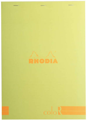 Rhodia - No. 18 Top Staplebound Premium Lined Notepad Anise Green - Smidapaper Ikigai Shop