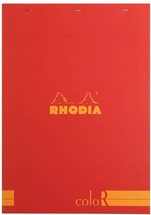 Rhodia - No. 18 Top Staplebound Premium Lined Notepad Poppy - Smidapaper Ikigai Shop