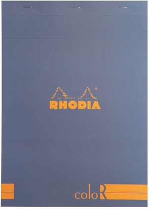 Rhodia - No. 18 Top Staplebound Premium Lined Notepad Sapphire - Smidapaper Ikigai Shop