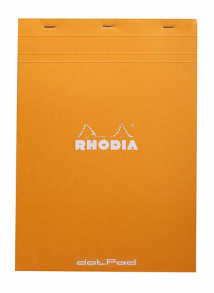Rhodia - No. 18 Staplebound Dot Pad - Orange - Smidapaper Ikigai Shop