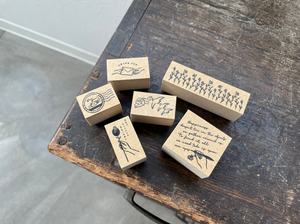 Oeda Letterpress Rubber Stamp Box - Smidapaper Ikigai Shop
