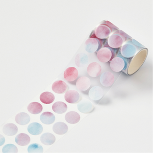 Mizutama Dot Washi Sticker Roll: Spring Water Surface