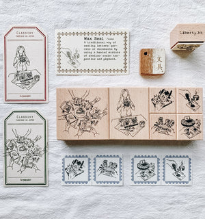 Liberty Stationeryholic Rubber Stamps (sold individually) - Smidapaper Ikigai Shop