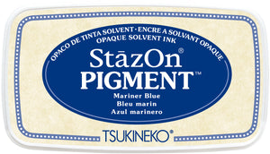 Tsukineko - StazOn Pigment - Mariner Blue - Smidapaper Ikigai Shop