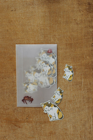 Classiky Kitten Stickers - Smidapaper Ikigai Shop