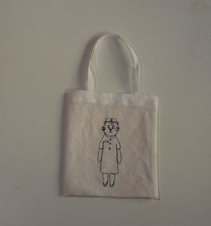 Classiky x Sennokoto Linen Embroidery Mini Bag - Nurse - Smidapaper Ikigai Shop