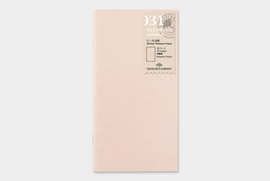 Traveler's Notebook Refill - Regular Size - 031 Sticker Release Paper