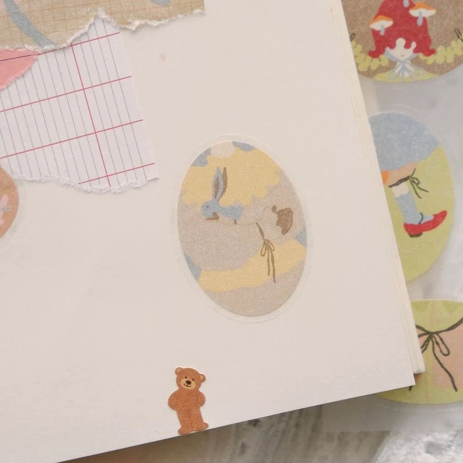 bighands Wanderlust in Dressing PET Stickers