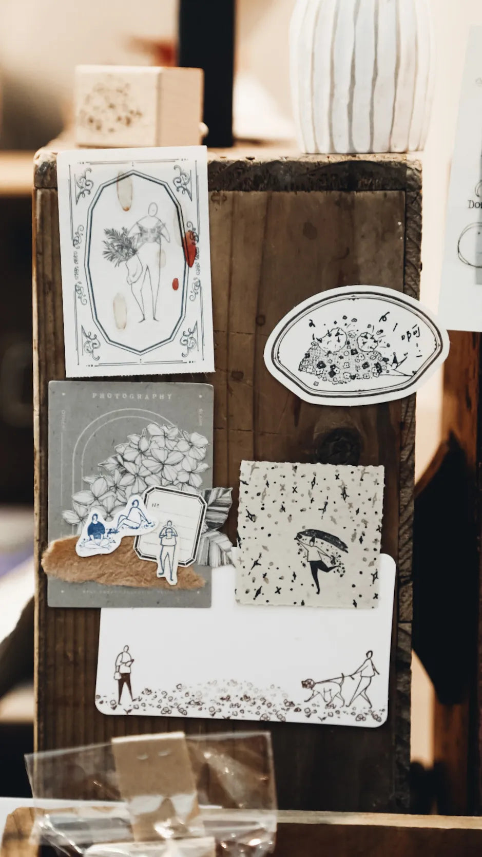 Modaizhi One Day with Plants Rubber Stamp Set (4 sets)