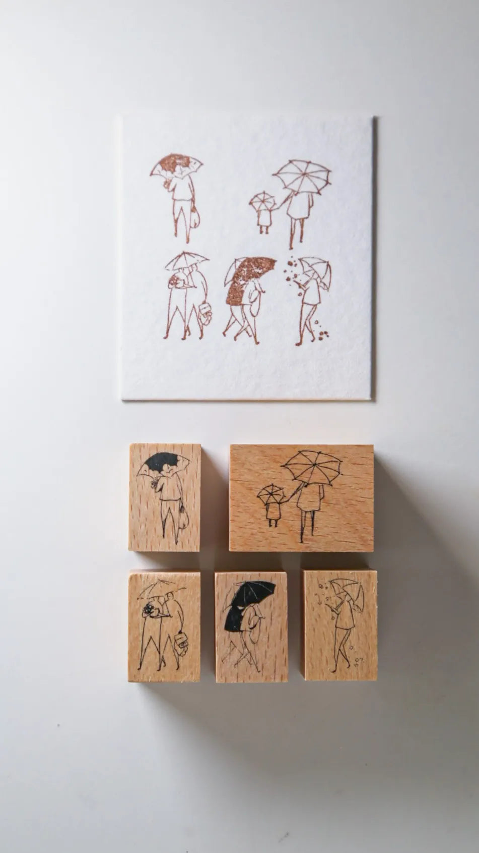 Modaizhi One Day with Plants Rubber Stamp Set (4 sets)