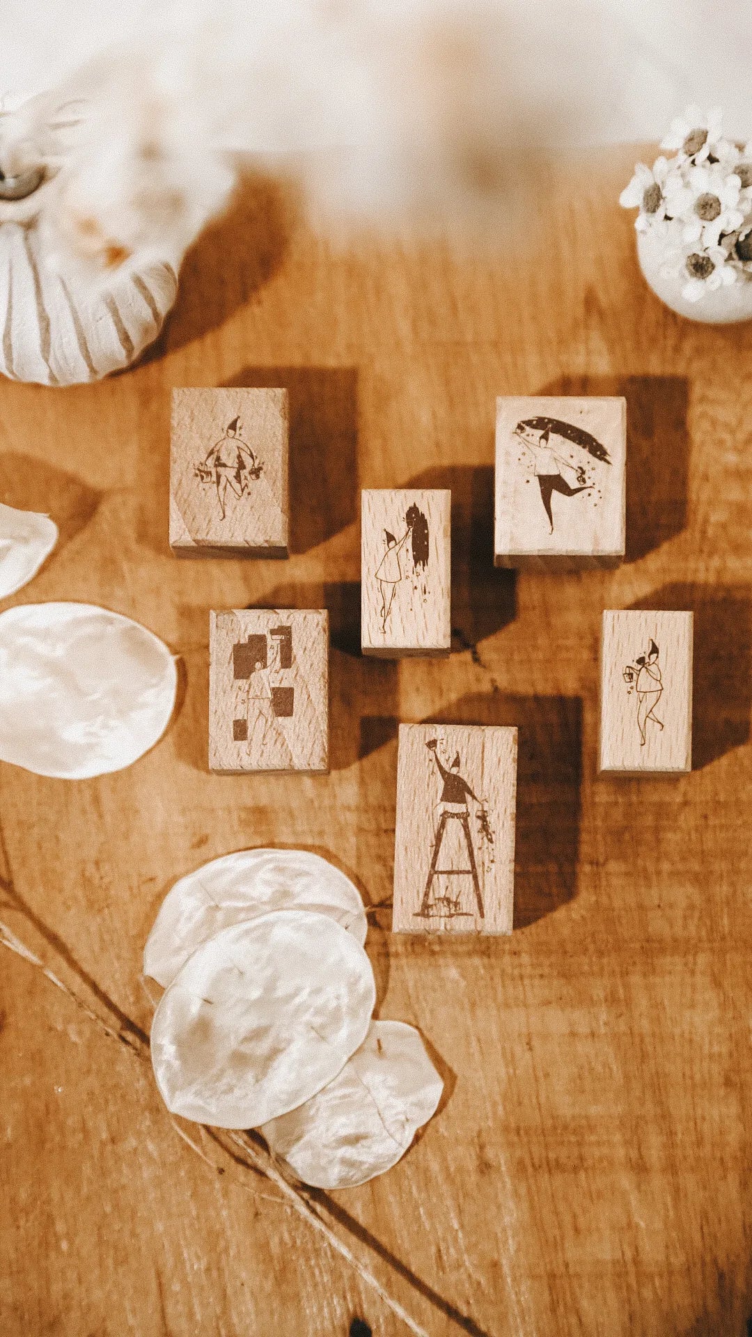 Modaizhi 7th Anniversary Rubber Stamp Set (set of 6)