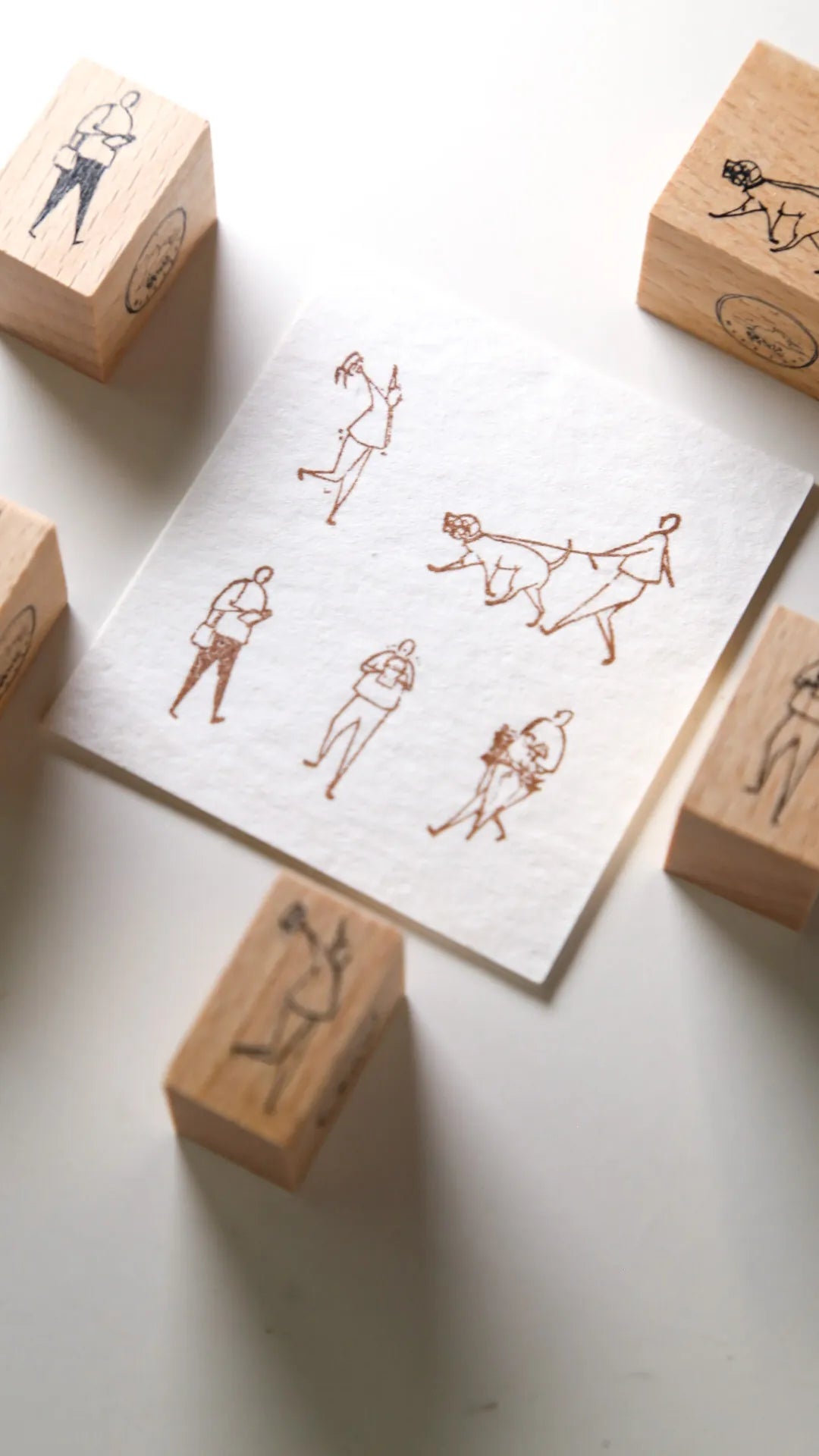Modaizhi One Day with Plants Rubber Stamp Set (4 sets)
