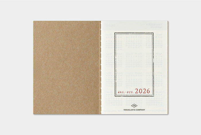 Traveler's Notebook 2026 Refill Weekly - Passport Size