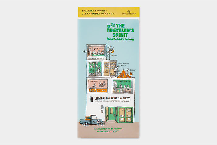 Traveler's Notebook 2026 Clear Folder  - Regular size