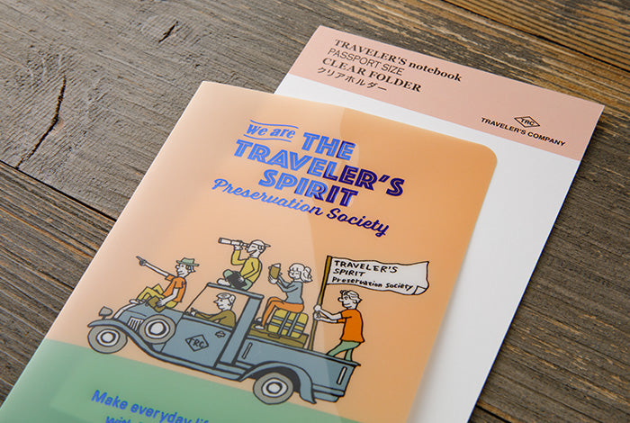 Traveler's Notebook 2026 Clear Folder - Passport size