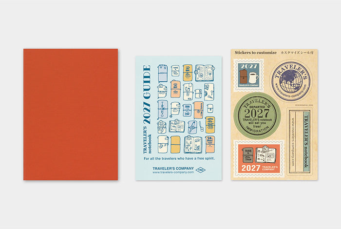 [PREORDER] Traveler's Notebook 2027 Refill Monthly - Passport Size