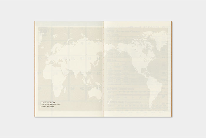 [PREORDER] Traveler's Notebook 2027 Refill Monthly - Passport Size
