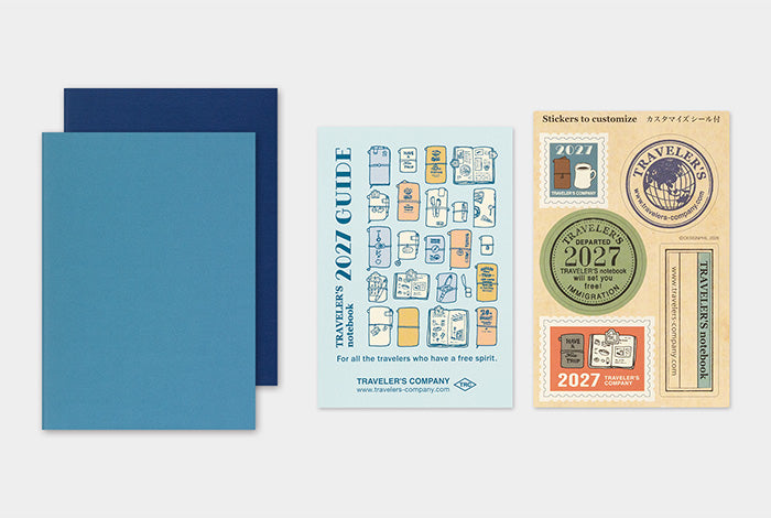 [PREORDER] Traveler's Notebook 2027 Refill Weekly - Passport Size