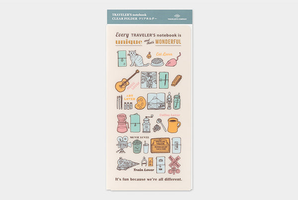 [PREORDER] Traveler's Notebook 2027 Clear Folder  - Regular size
