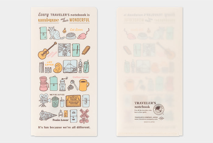 [PREORDER] Traveler's Notebook 2027 Clear Folder  - Regular size
