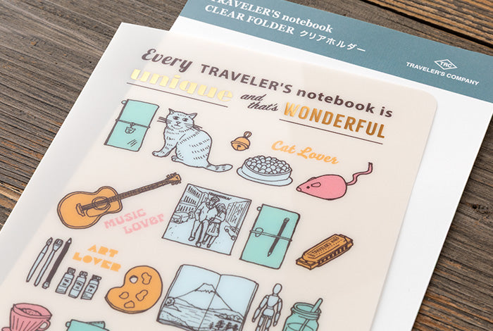 [PREORDER] Traveler's Notebook 2027 Clear Folder  - Regular size