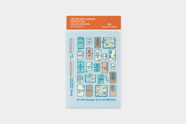 [PREORDER] Traveler's Notebook 2027 Clear Folder - Passport size