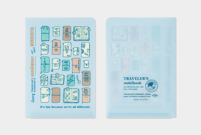 [PREORDER] Traveler's Notebook 2027 Clear Folder - Passport size