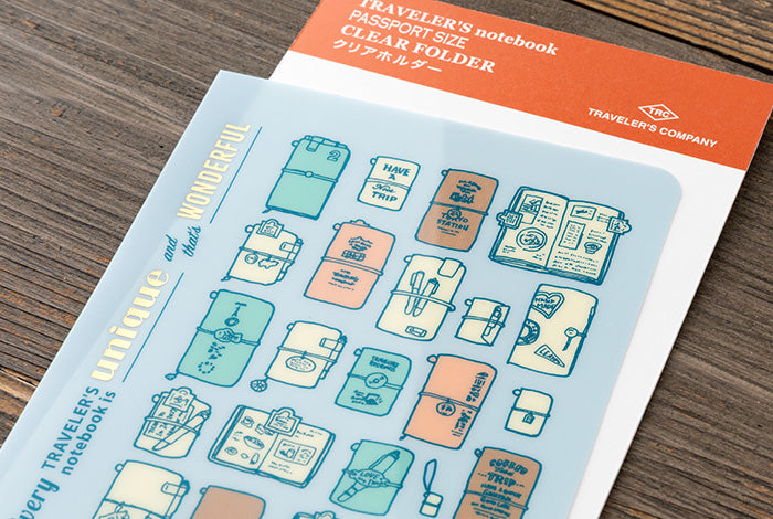 [PREORDER] Traveler's Notebook 2027 Clear Folder - Passport size