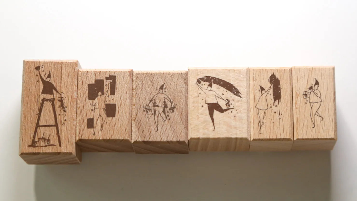 Modaizhi 7th Anniversary Rubber Stamp Set (set of 6)