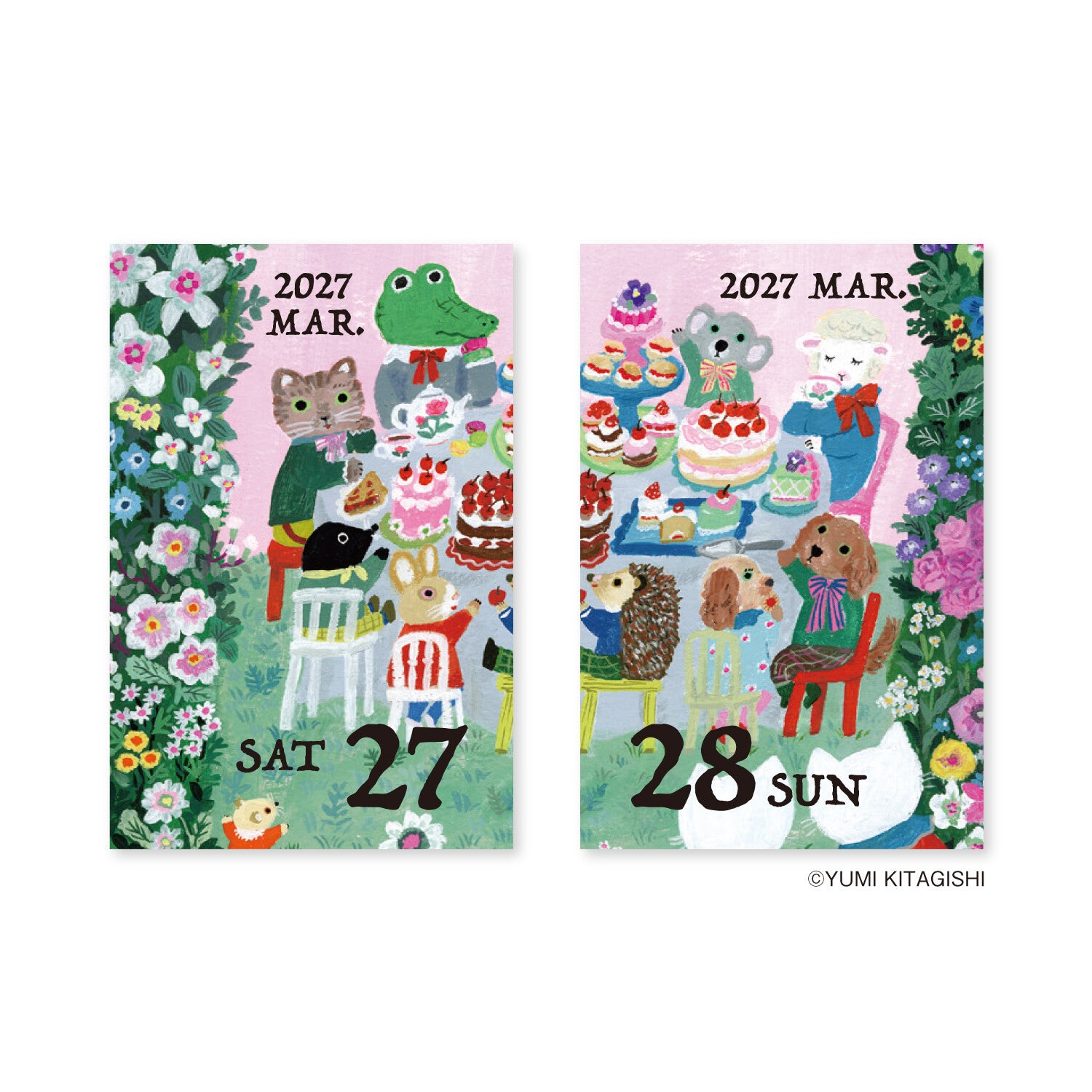 Yumi Kitagishi 2027 Mini Daily Calendar