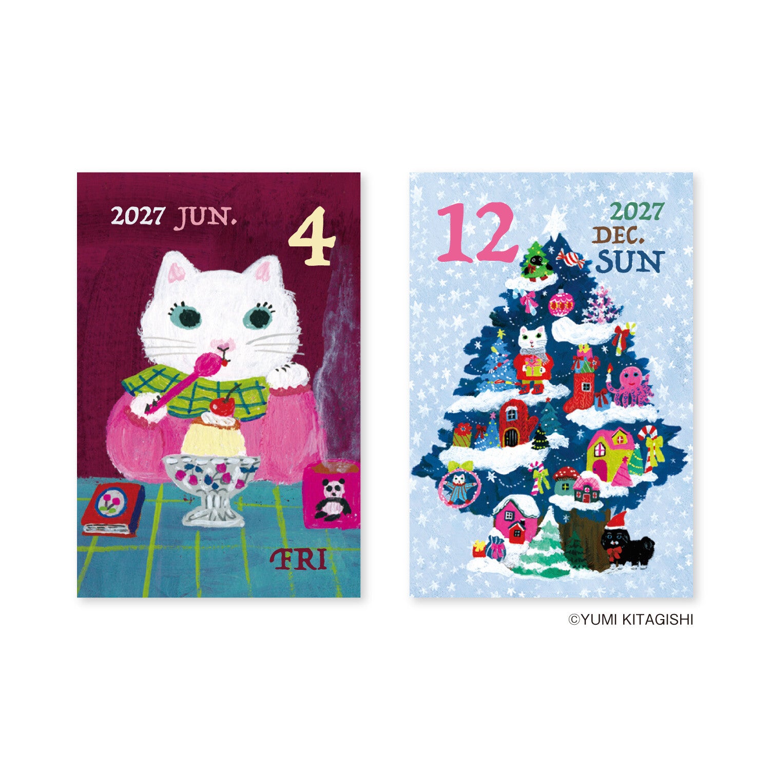 Yumi Kitagishi 2027 Mini Daily Calendar
