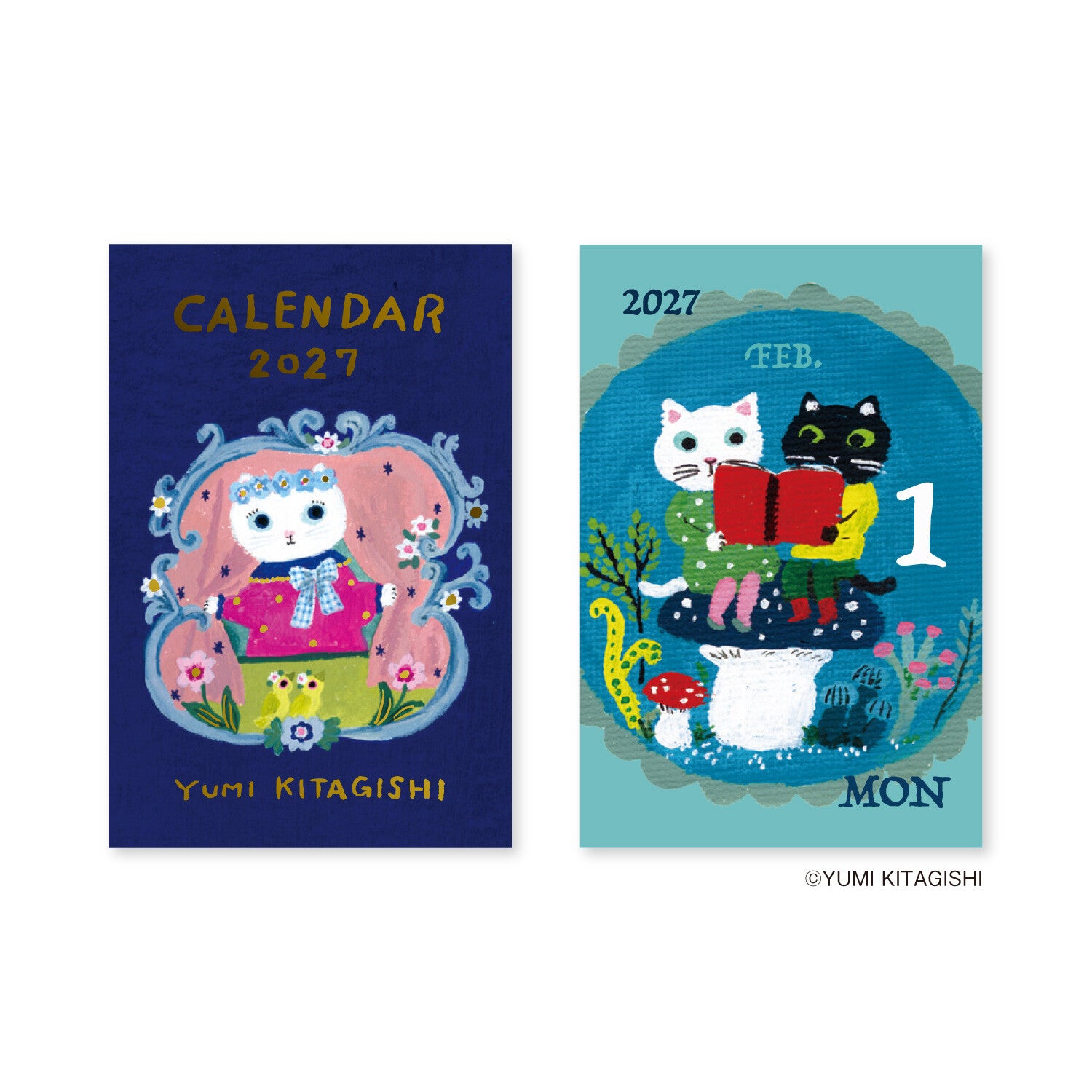 Yumi Kitagishi 2027 Mini Daily Calendar