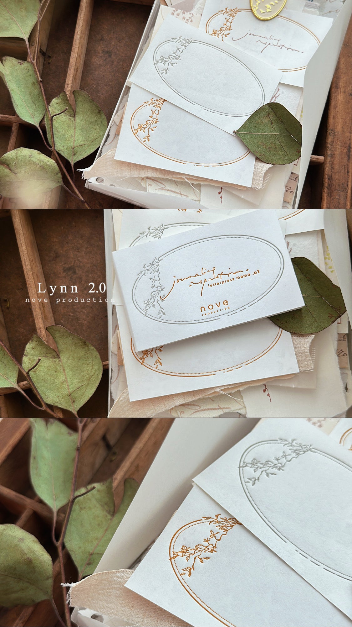 Nove Lynn 2.0 Letterpress Memo (2 types)