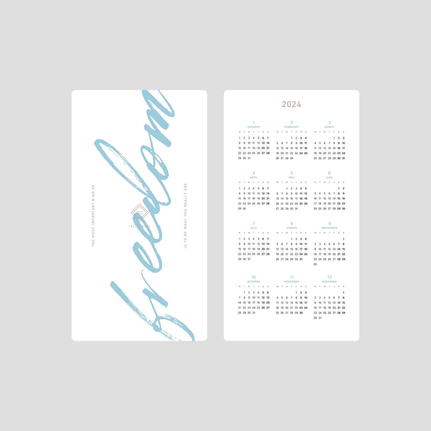 Take a Note 2024 Mini Planner A6-English