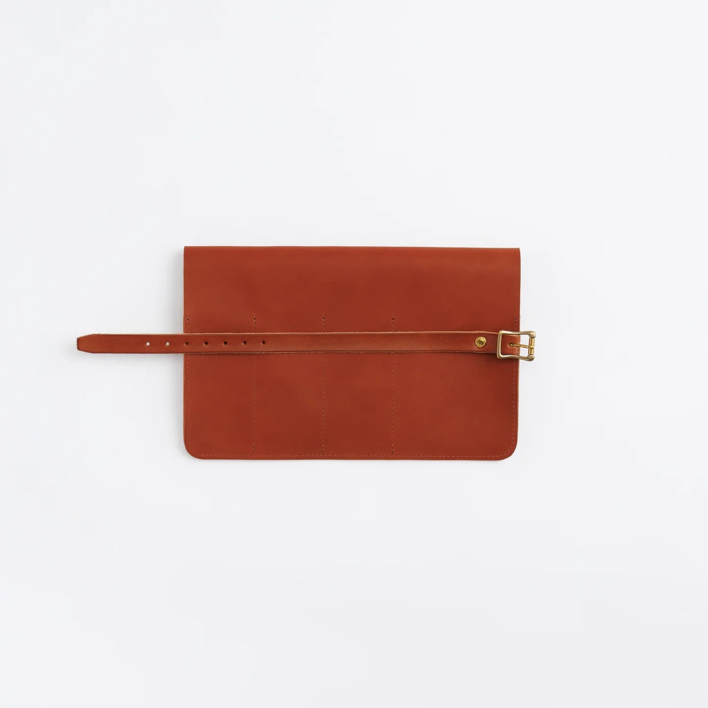 The Superior Labor: Glove Leather-Pen Roll (Cognac Brown)