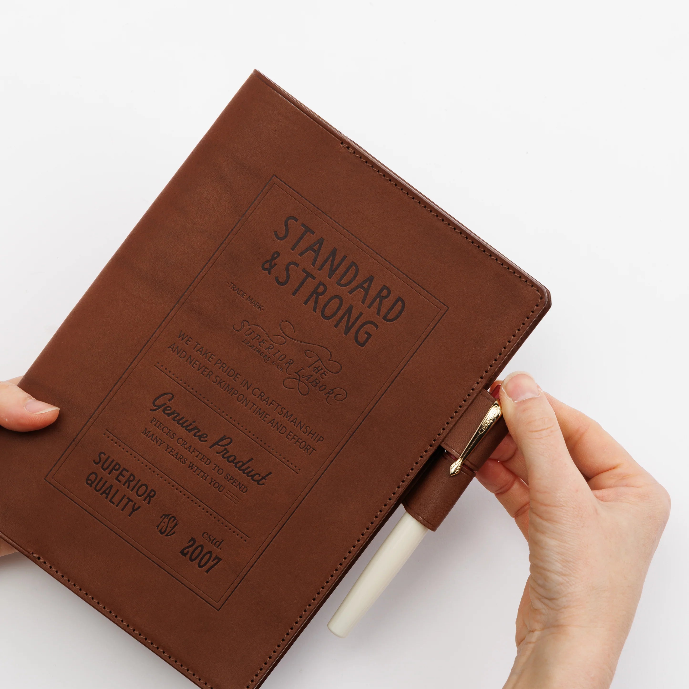 The Superior Labor: Stamped Series Note Keeper A5 (Brown)