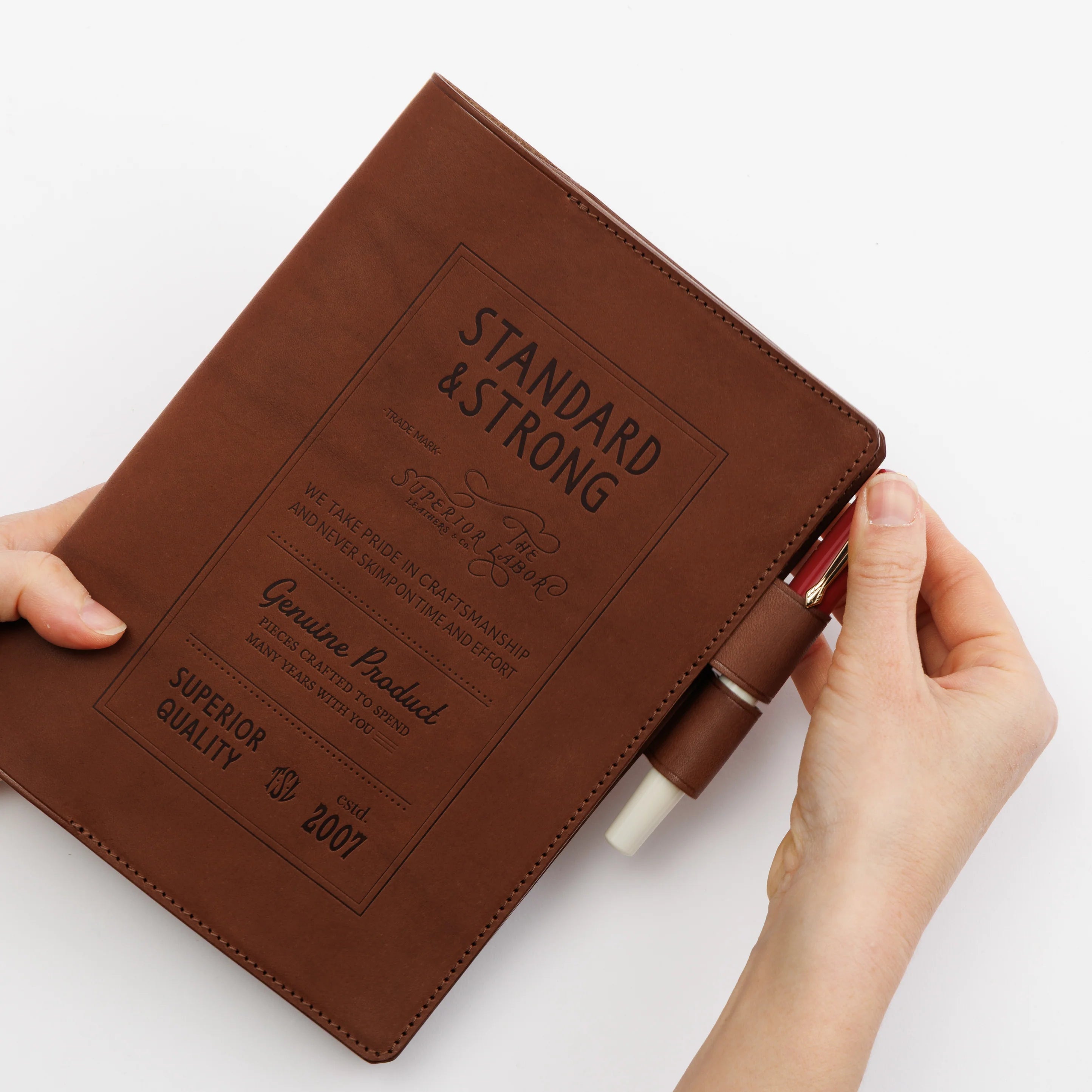 The Superior Labor: Stamped Series Note Keeper A5 (Brown)