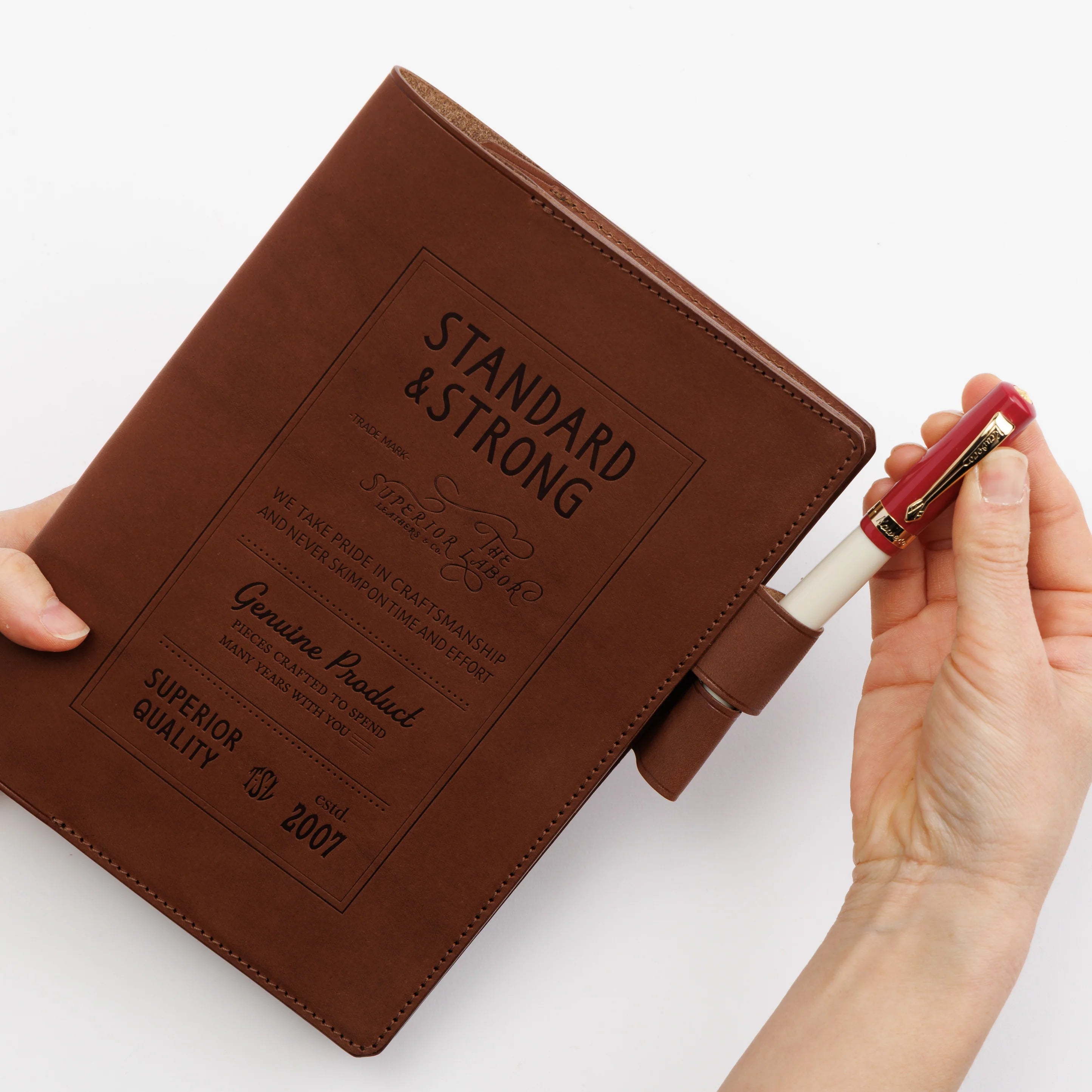 The Superior Labor: Stamped Series Note Keeper A5 (Brown)