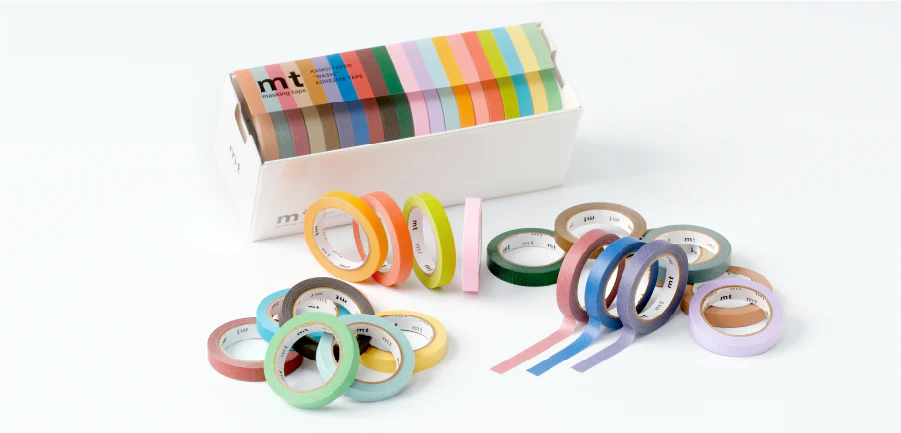 MT Tape - Set of 20 Light & Muted Colour MT20P006
