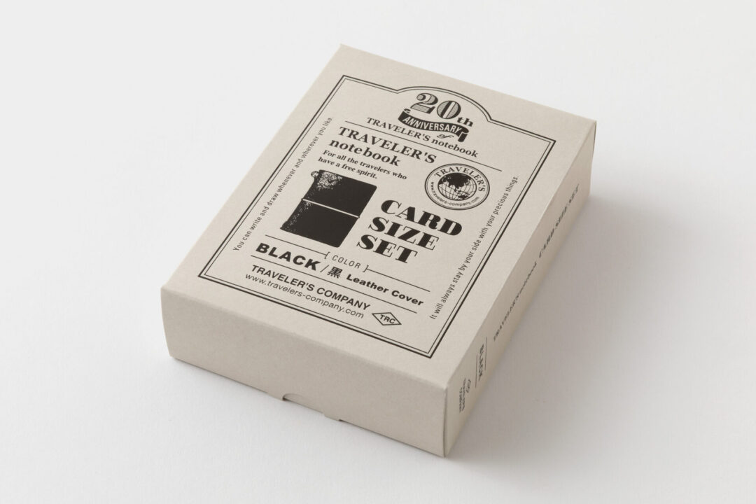 {PREORDER] Traveler's Notebook 20th Anniversary Card Size Set