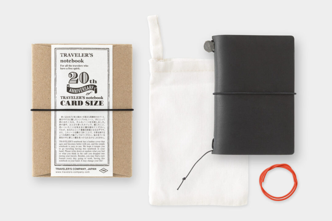 {PREORDER] Traveler's Notebook 20th Anniversary Card Size Set
