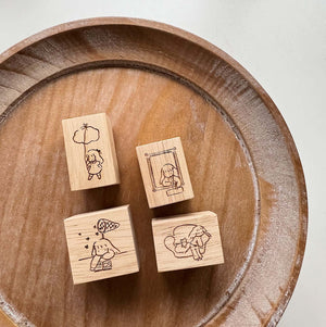 msbulat Moments Imagination Rubber Stamps (4 designs)