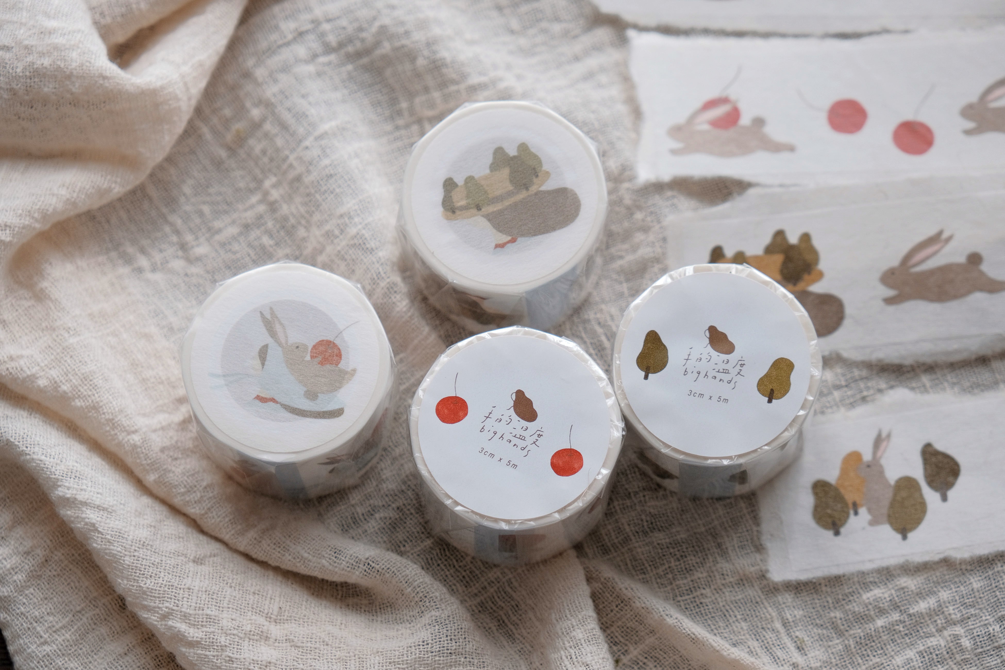bighands Washi Tape- Rabbit & I (2 designs)