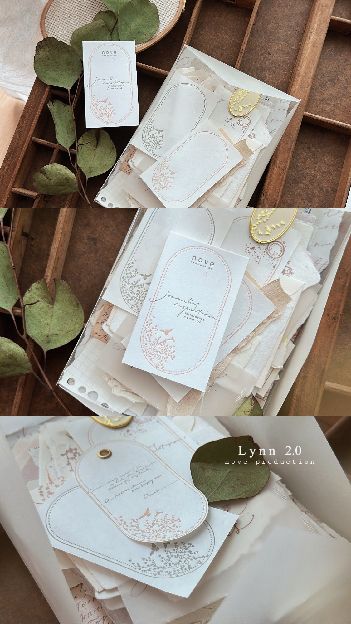 Nove Lynn 2.0 Letterpress Memo (2 types)