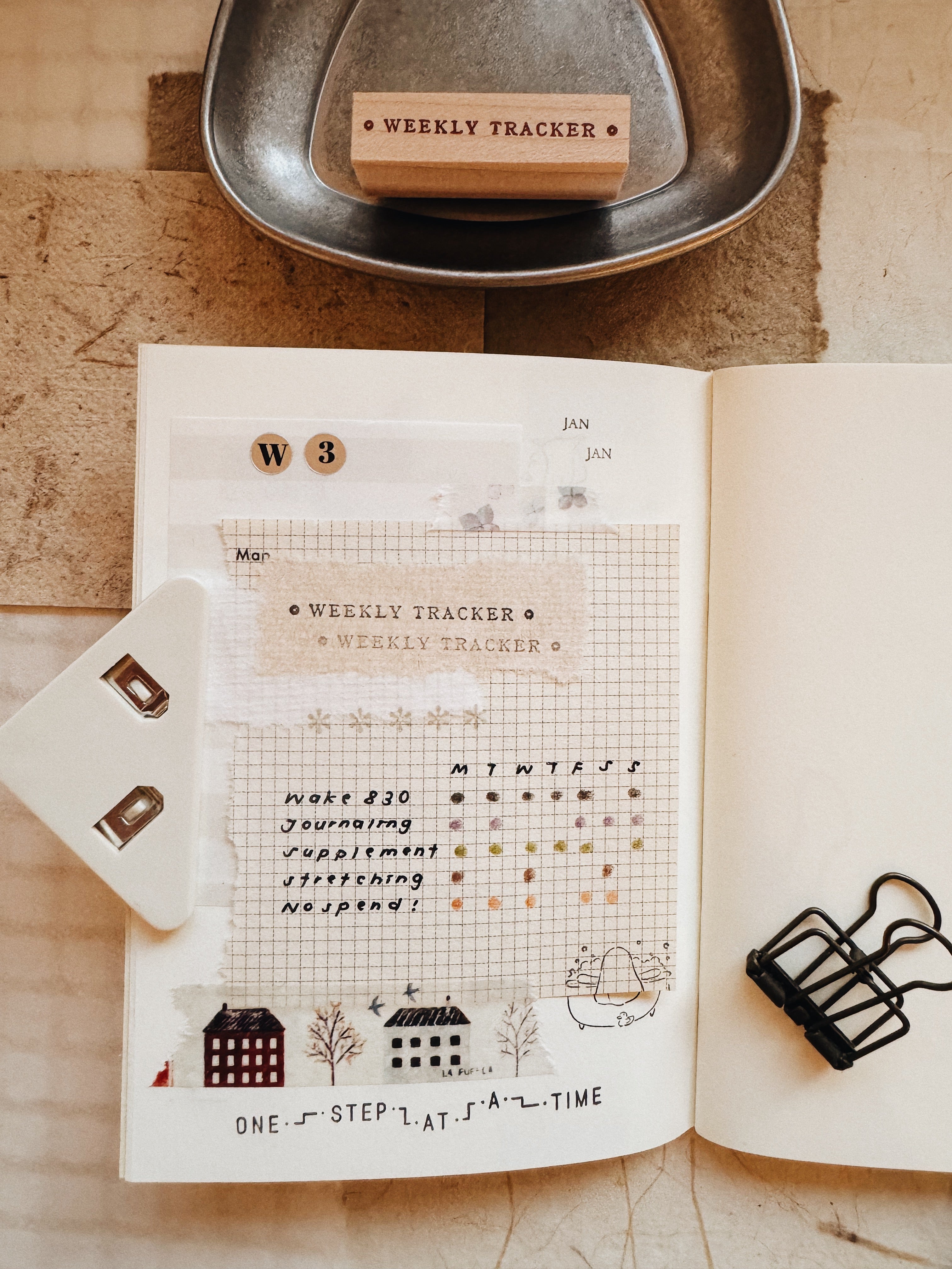 Penspapersplanner Series 8 Rubber Stamps: Stationery (7 designs)